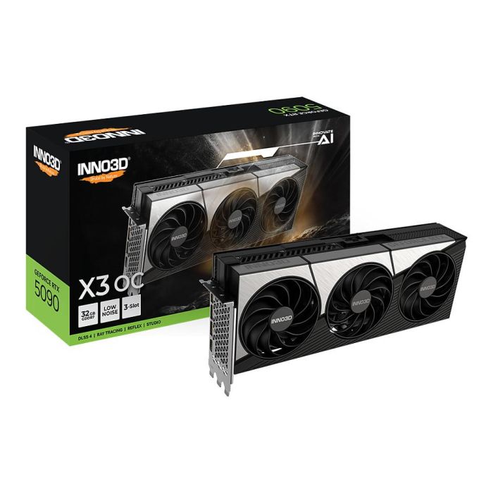 Inno3D Tarjeta Gráfica GeForce RTX 5090 X3 OC NVIDIA Blackwell 32GB GDDR7 DLSS 4 para Gaming Profesional 2 Inno3D Tarjeta Gráfica GeForce RTX 5090 X3 OC NVIDIA Blackwell 32GB GDDR7 DLSS 4 para Gaming Profesional 2