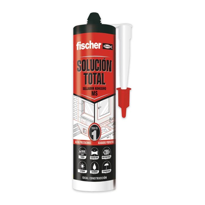 Ms sellante adhesivo negro 546187 fischer 290 ml