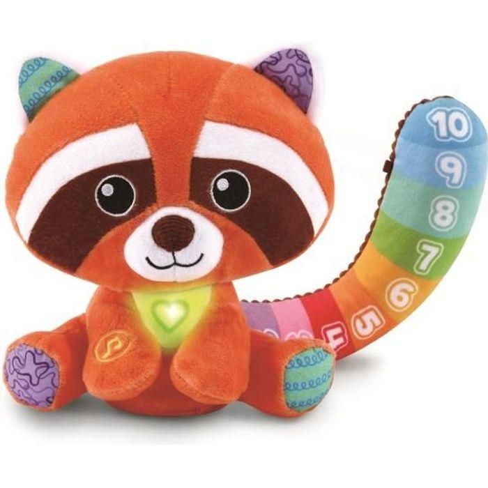 Vtech Baby Peluche Interactivo Noa Cuenta Conmigo: Panda Rojo para acompañar el aprendizaje de números, colores y emociones (6-36 meses)