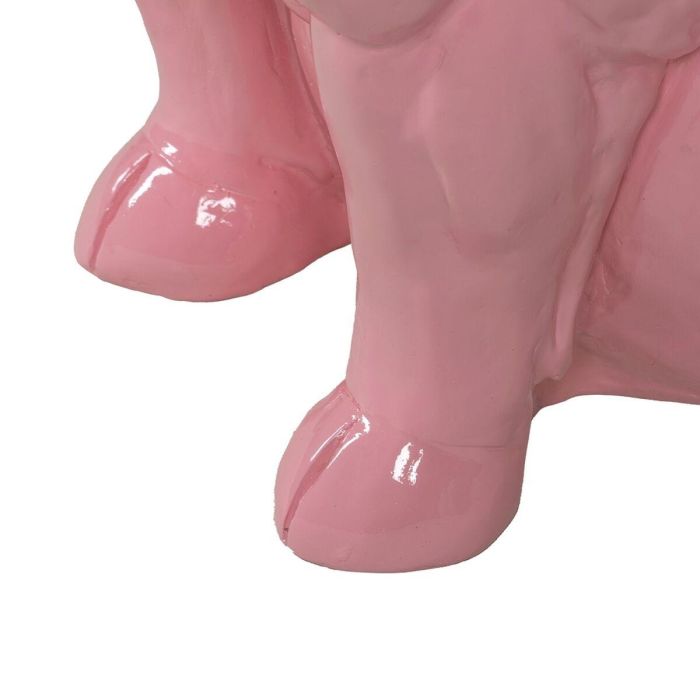 Figura Decorativa Rosa Cerdo 95 x 59 x 79 cm 2