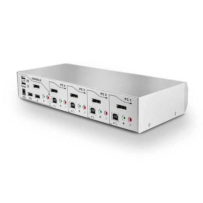 Lindy 4 Port KVM Switch Pro USB 2.0, DisplayPort 1.2 with TTU 1 Lindy 4 Port KVM Switch Pro USB 2.0, DisplayPort 1.2 with TTU 1