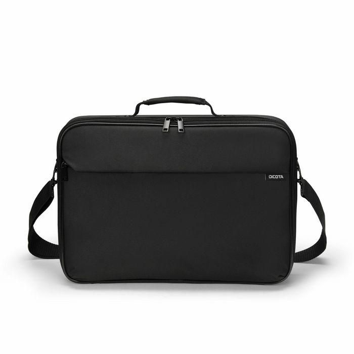 Dicota Multi ONE Bolso para Portátil 15-17.3 pulgadas con Acolchado Grueso, Material PET Reciclado y Correa Ajustable Negro 0 Dicota Multi ONE Bolso para Portátil 15-17.3 pulgadas con Acolchado Grueso, Material PET Reciclado y Correa Ajustable Negro 0