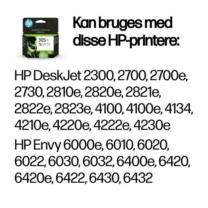 HP 305XL Cartucho de Tinta Original Tricolor de Alto Rendimiento, Ideal para Impresión de Documentos y Fotos a Color de Calidad Profesional. 4
