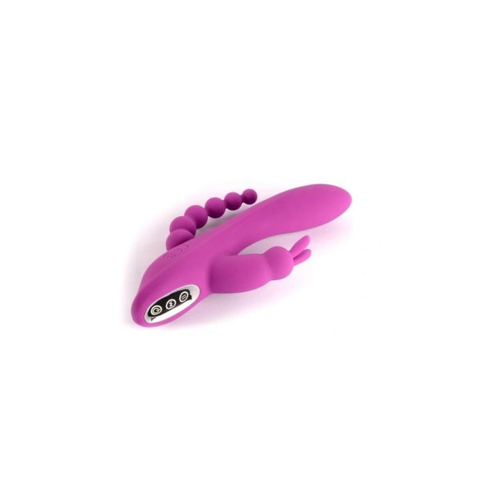 Vibrador Doble Estimulación VSCNOVELTY Morado 3 Vibrador Doble Estimulación VSCNOVELTY Morado 3