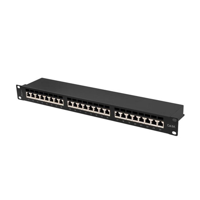 Lanberg PPSA-1024-B Patch Panel 24 Puertos Cat6a F/UTP Negro Montaje en Bastidor 8