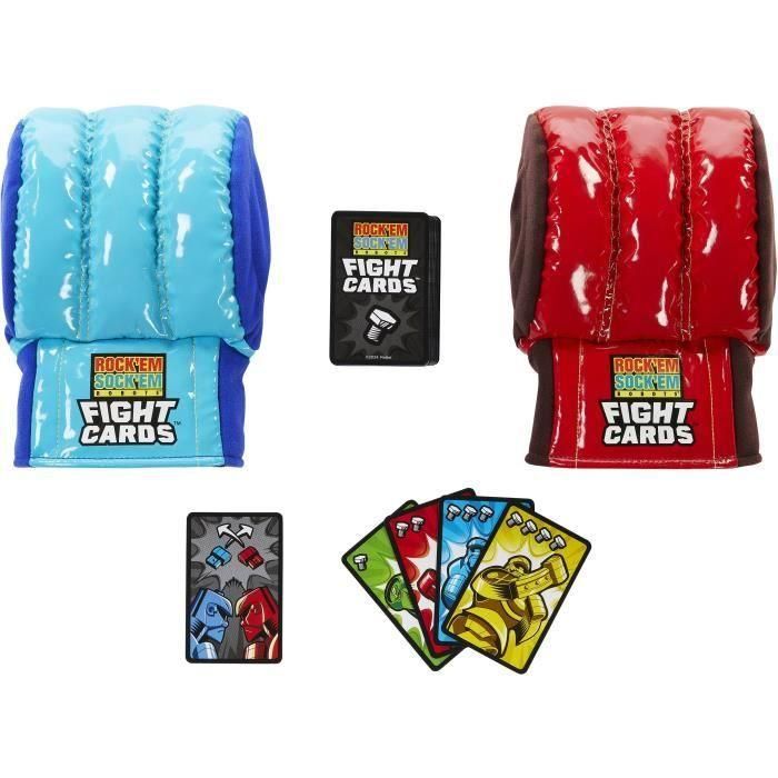 Mattel Games Htw64 Rock'Em Sock'Em Robots Juego de Cartas de Lucha Fiesta Equipo Familiar con Guantes de Boxeo +5 Años Mattel Games Htw64 Rock'Em Sock'Em Robots Juego de Cartas de Lucha Fiesta Equipo Familiar con Guantes de Boxeo +5 Años