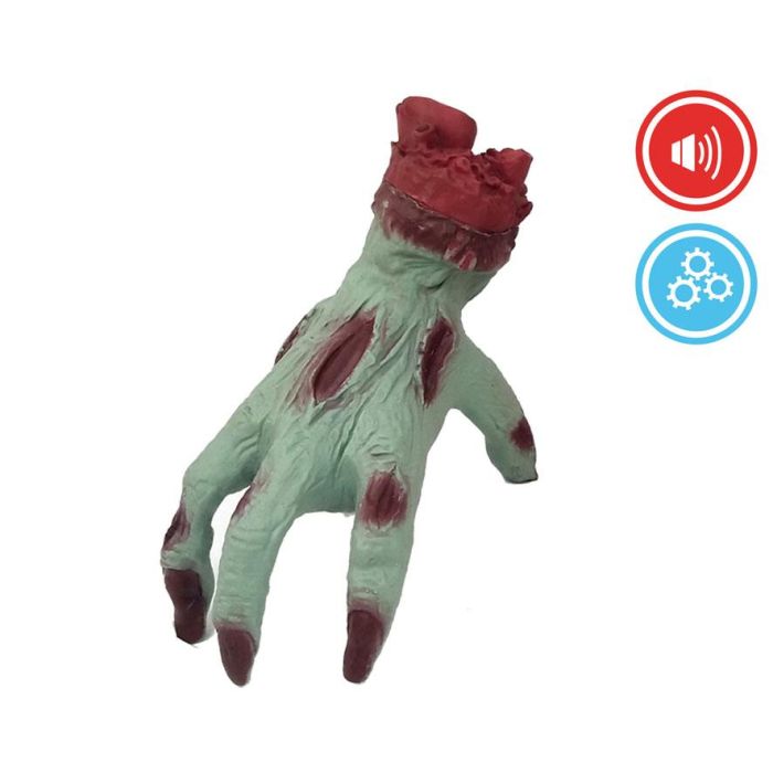 Mano Decorativa De Halloween Con Sonido Y Movimiento Automático Para Fiestas