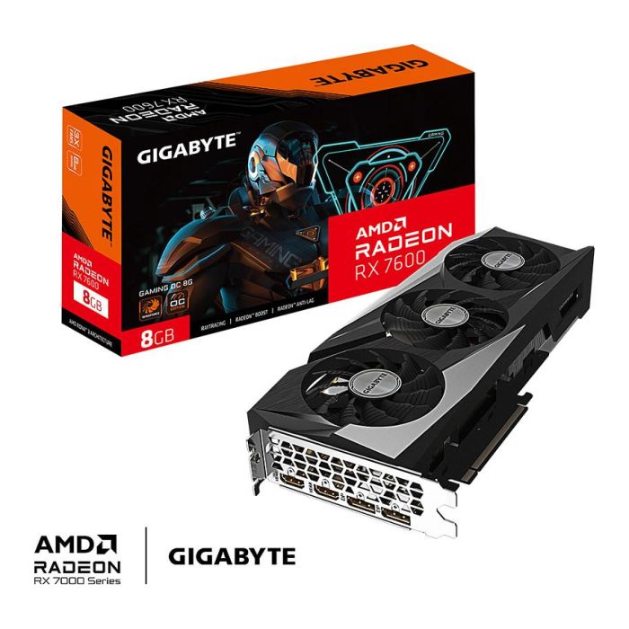 Gigabyte Tarjeta Gráfica Gaming OC Radeon RX 7600 8GB GDDR6 1 Gigabyte Tarjeta Gráfica Gaming OC Radeon RX 7600 8GB GDDR6 1
