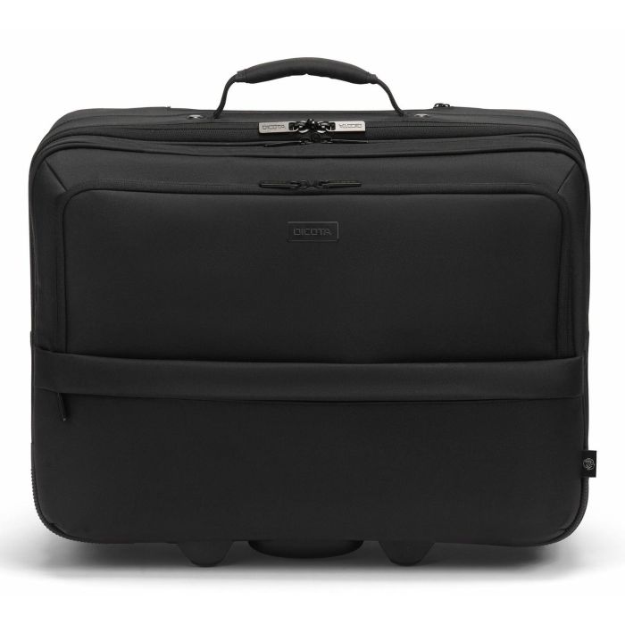 DICOTA D32036-RPET Maletín con Ruedas Eco Multi Roller CORE para Portátil 15-17.3" PET Reciclado Negro 3kg 3