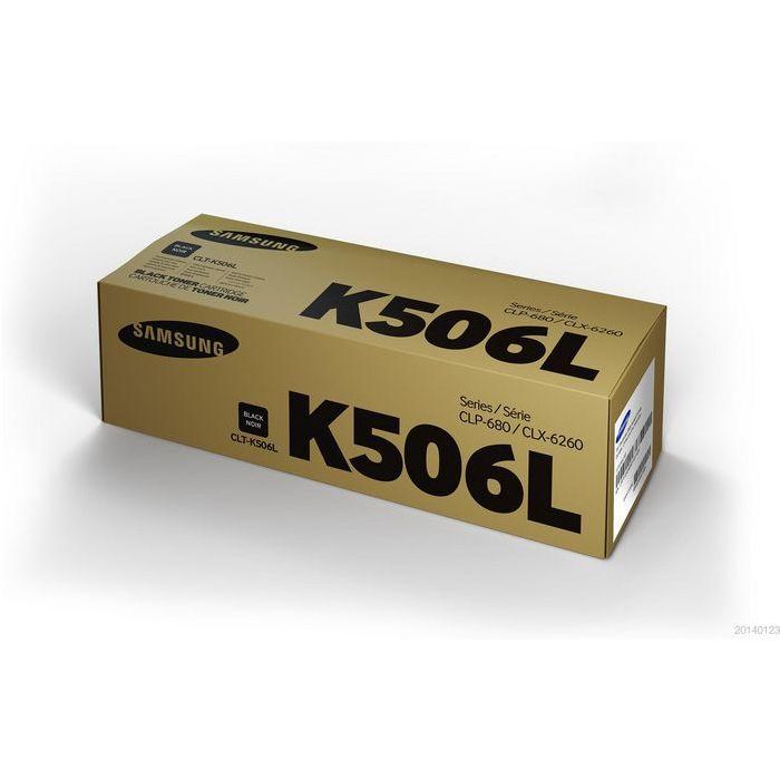 Samsung CLT-K506L High-Yield Black Original Toner Cartridge 1 Samsung CLT-K506L High-Yield Black Original Toner Cartridge 1