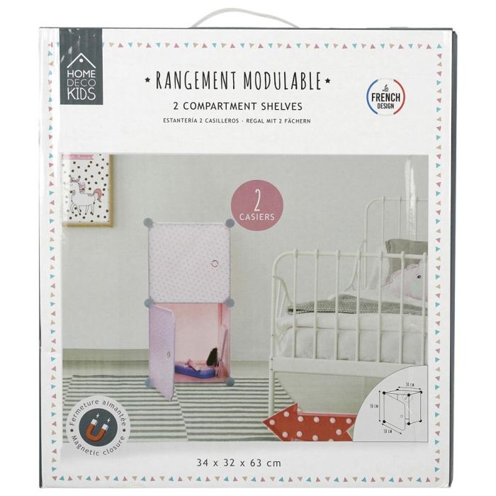 Home Deco Kids Estantería Modular Vallee Outlet 2 Cubos Rosa Puerta 30x30x30cm 1 Home Deco Kids Estantería Modular Vallee Outlet 2 Cubos Rosa Puerta 30x30x30cm 1