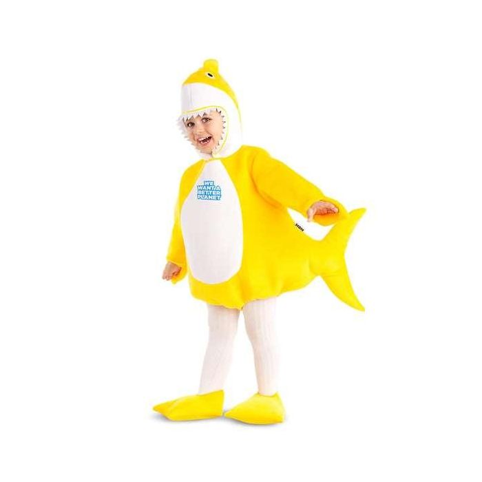 Disfraz bebé tiburón amarillo talla 12-24 meses 2 Disfraz bebé tiburón amarillo talla 12-24 meses 2