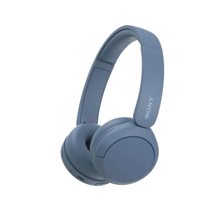 Sony WH-CH520 Auriculares Inalámbricos Diadema con Micrófono, Bluetooth 5.2, 50h Batería, Conectividad Multipunto, Azules