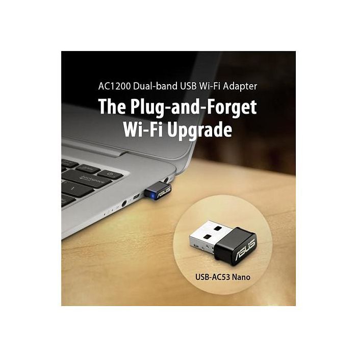 Asus 90IG03P0-BM0R10 Adaptador WiFi USB AC1200 Dual-band Nano 1200Mbps para Portátil 7