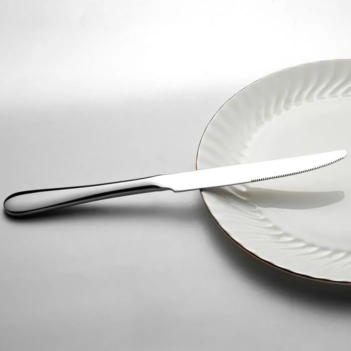 Arthur Martin AM2202 Juego de Cubiertos de 24 Piezas en Acero Inoxidable con Acabado Espejo Pulido y Mango Mate 3