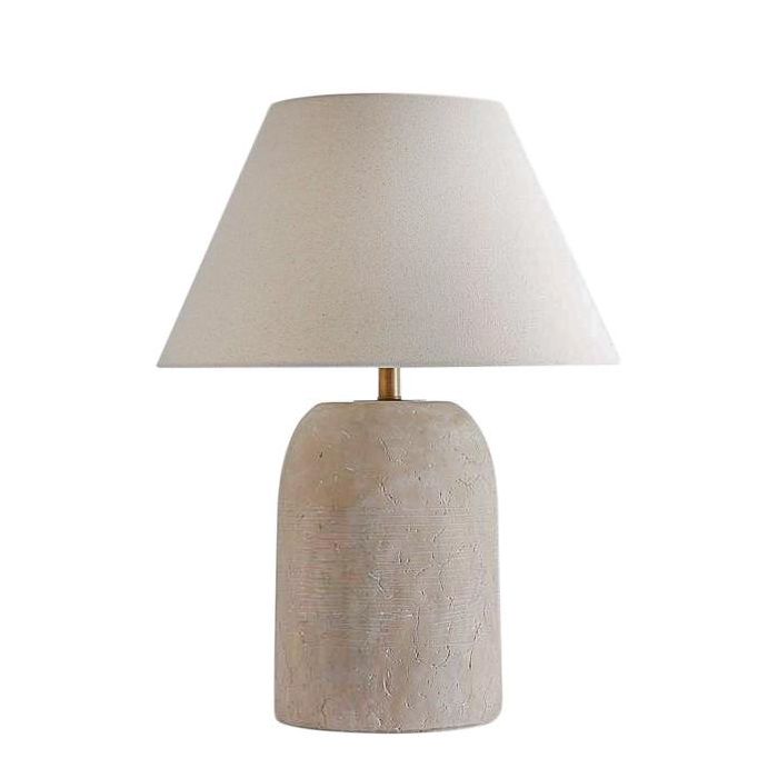 Lampara Sobremesa Urban DKD Home Decor Gris Beige 50 x 65 x 50 cm Lampara Sobremesa Urban DKD Home Decor Gris Beige 50 x 65 x 50 cm
