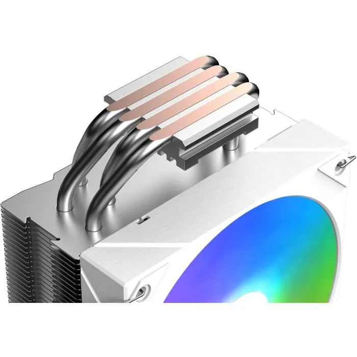 Xigmatek XIG1740270172411 Disipador CPU Arctic AK4 Digital AMD AM5/AM4 con 1 ventilador ARGB de 120 mm Blanco 2