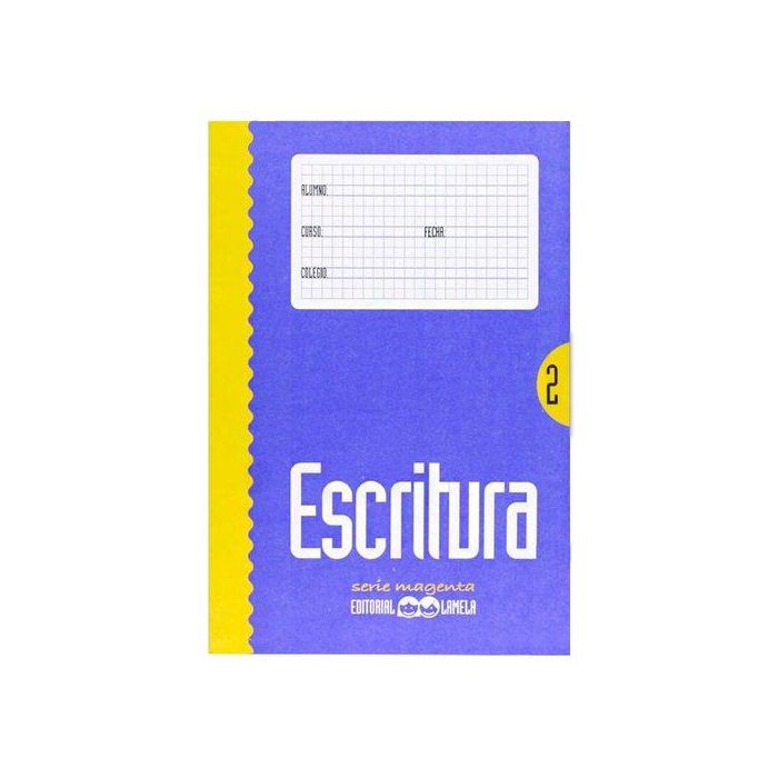 Cuaderno Lamela Escritura Magenta Nº 2 (Set de 10)