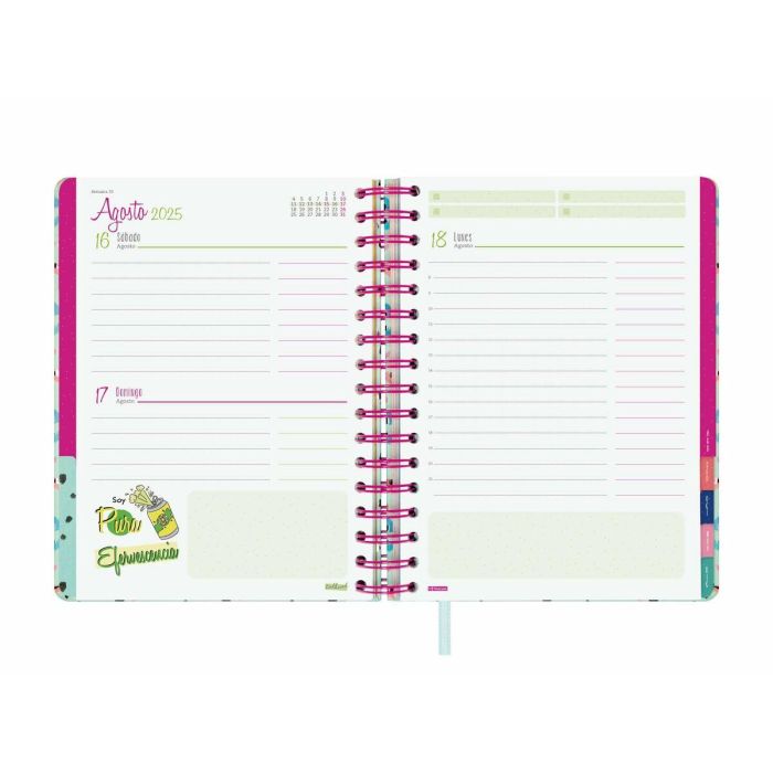 Agenda Finocam TALKUAL Cuarto 15,5 x 21,7 cm 2025 2