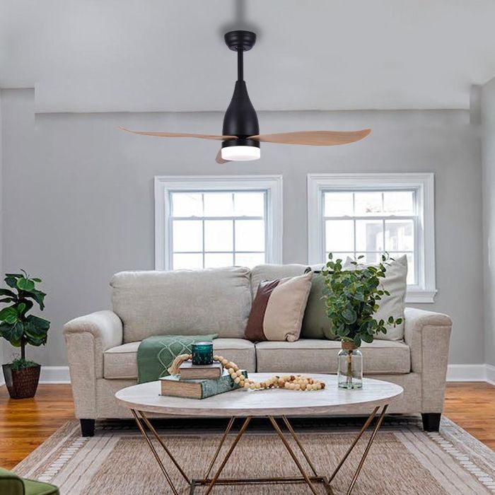 Edm Ventilador de Techo Kattegat 112cm DC 15W + Luz 18W 2.190lm 3.000k-4.000k-5.000k 3cct 4 Edm Ventilador de Techo Kattegat 112cm DC 15W + Luz 18W 2.190lm 3.000k-4.000k-5.000k 3cct 4