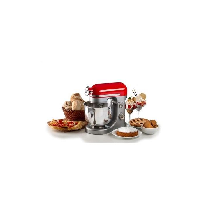 Ariete 1589/00 Robot de Cocina 5.5L 1600W Rojo con Accesorios para Amasar, Mezclar y Batir 4 Ariete 1589/00 Robot de Cocina 5.5L 1600W Rojo con Accesorios para Amasar, Mezclar y Batir 4