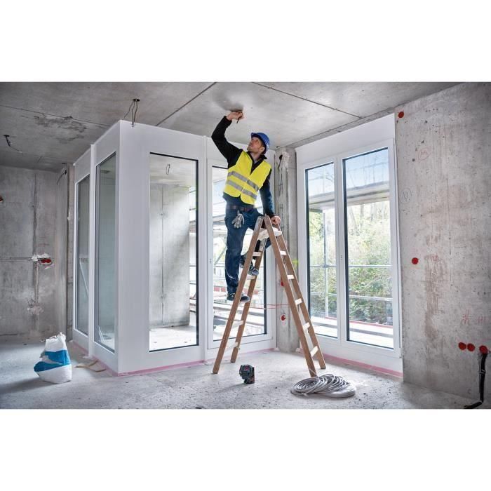 Bosch GCL 2-50 G + RM 10 Láser combinado de líneas y puntos de plomada verdes, alta visibilidad, protección IP64, 15 m de alcance para líneas 3 Bosch GCL 2-50 G + RM 10 Láser combinado de líneas y puntos de plomada verdes, alta visibilidad, protección IP64, 15 m de alcance para líneas 3