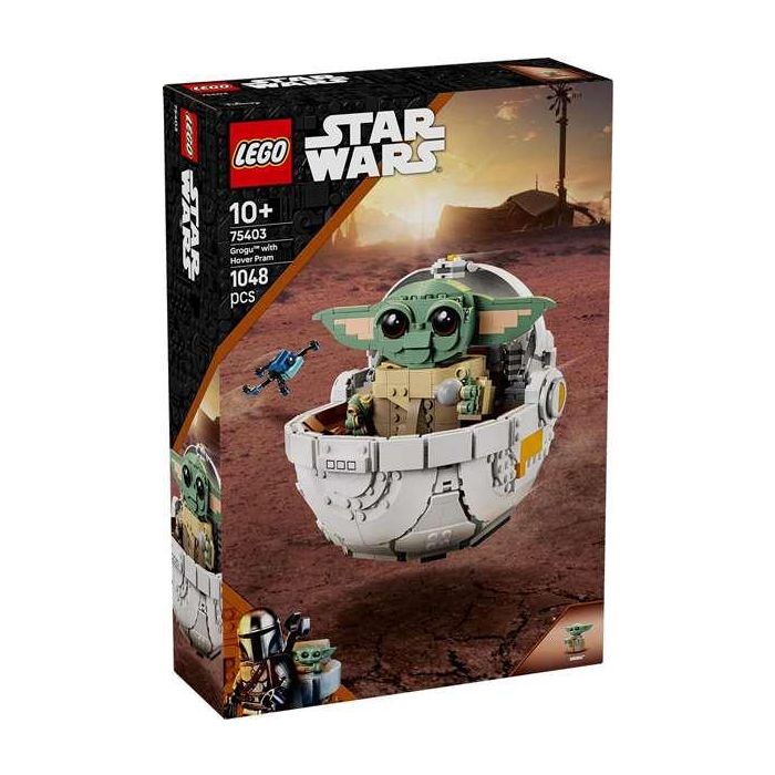 LEGO Star Wars: The Mandalorian 75403 Grogu y su cochecito - Set de construcción 10 años LEGO Star Wars: The Mandalorian 75403 Grogu y su cochecito - Set de construcción 10 años