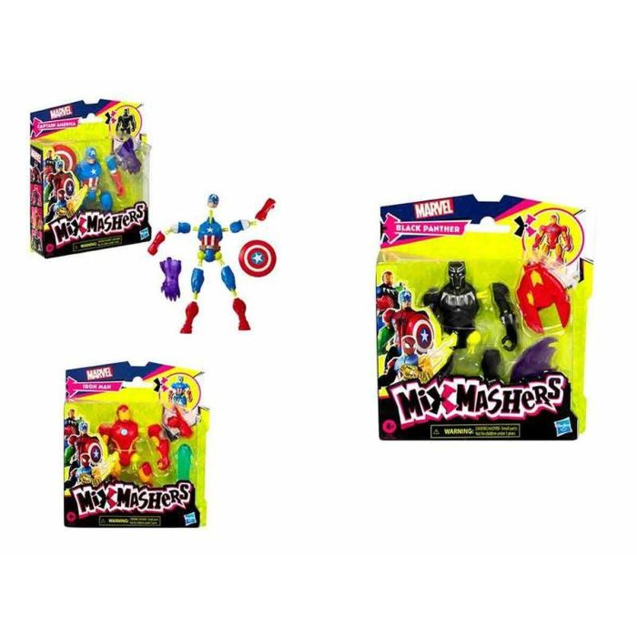 Figura avengers mixmashers con 16 puntos de conexion 12 cm. - modelos surtidos 27 Figura avengers mixmashers con 16 puntos de conexion 12 cm. - modelos surtidos 27