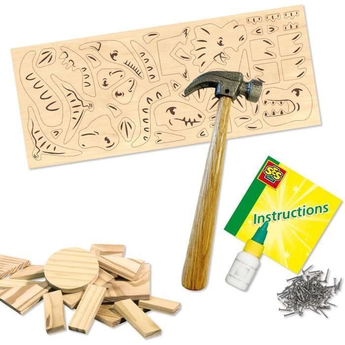 Kit de carpintería - Dinosaurios 4 Kit de carpintería - Dinosaurios 4