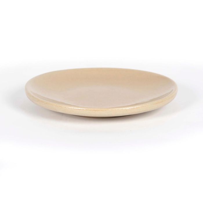Anaflor Plato Churrasco Barro Anaflor 31 cm Beige Cerámica Liso 8 Unidades Fabricado en España Resistente Choque Térmico Apto Fuego Directo Apto Gas 1