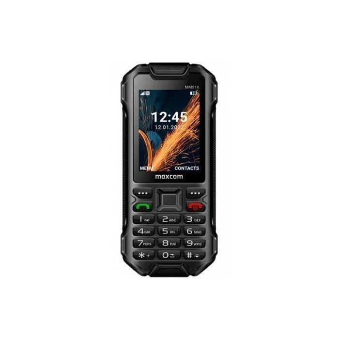 Teléfono Móvil Ruggerizado Maxcom Strong MM918 4G VoLTE/ Negro Teléfono Móvil Ruggerizado Maxcom Strong MM918 4G VoLTE/ Negro