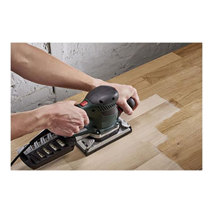 Wolfcraft Hojas de Lija Adhesivas Perforadas para Madera y Metal, Grano 120, 93 x 185 mm, Pack 10 Unidades 2