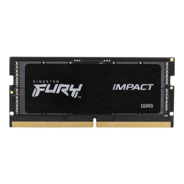 Kingston FURY KF556S40IB-32 Memoria RAM Impact 32GB DDR5 5600MHz CL40 SODIMM 1.1V On-Die ECC para Portátil Gaming