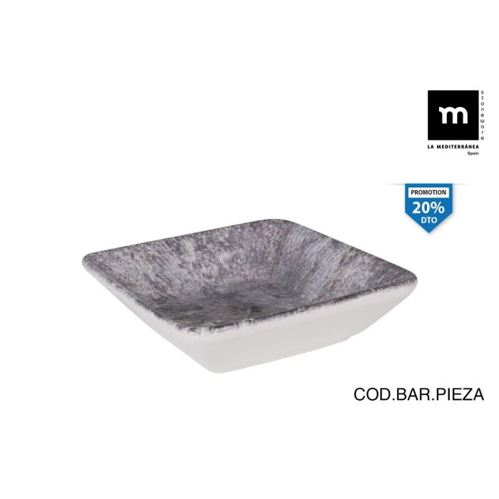 Bol cuadrado Stonehenge 12.5x12.5 cm - Inde (36 Unidades) Bol cuadrado Stonehenge 12.5x12.5 cm - Inde (36 Unidades)