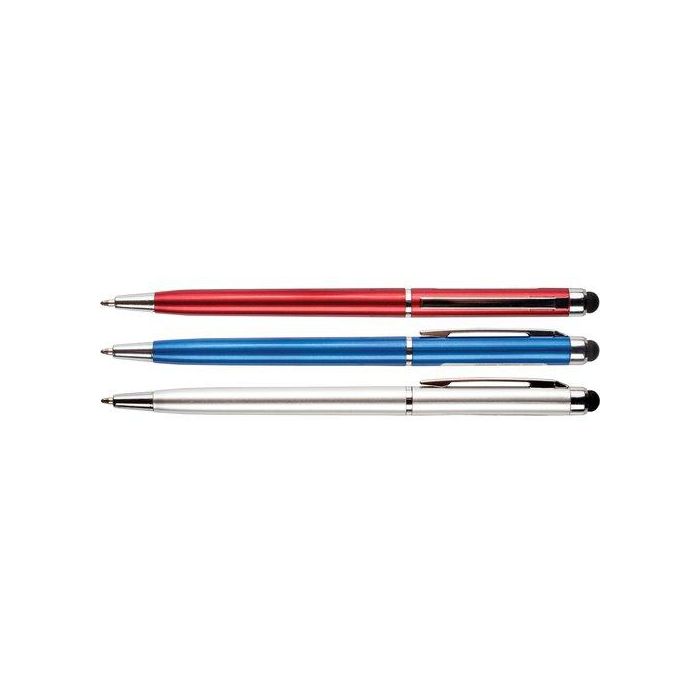 Boligrafo Centrum Retractil Touch Pen 0.7 Mm Tinta Azul Colores Surtidos 12 unidades