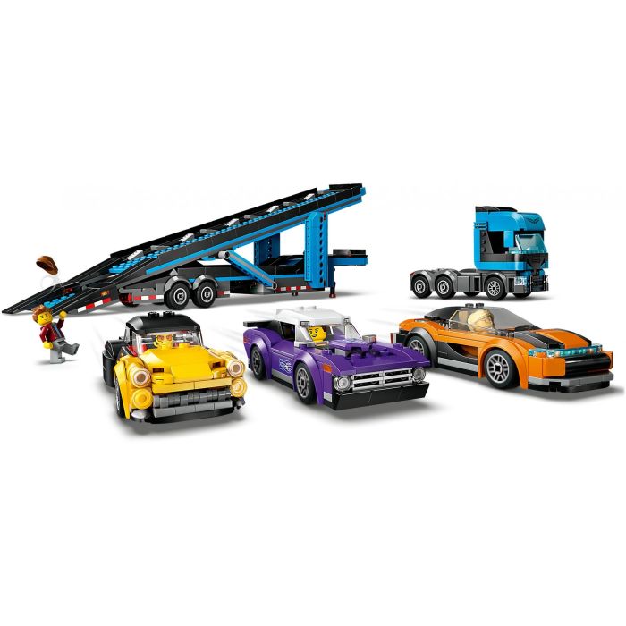 LEGO 60408 City Transporte de Coches Deportivos, 4 Vehículos para Niños 5 LEGO 60408 City Transporte de Coches Deportivos, 4 Vehículos para Niños 5