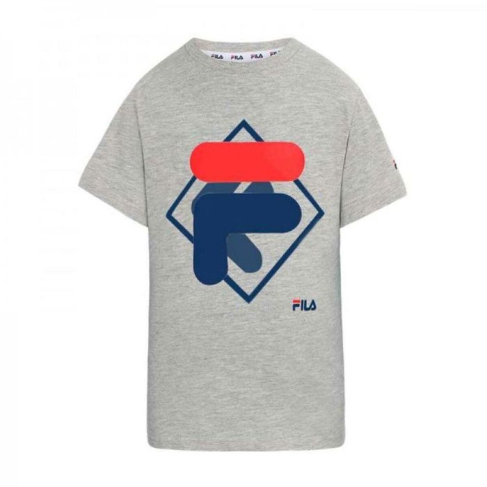 Camiseta de Manga Corta Infantil Fila FAT0340 80000 Gris
