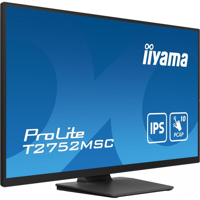 iiyama ProLite T2752MSC-B1 Monitor Táctil 27" FHD (1920x1080) IPS 5ms 60Hz con HDMI, DisplayPort y USB Speaker Negro 12