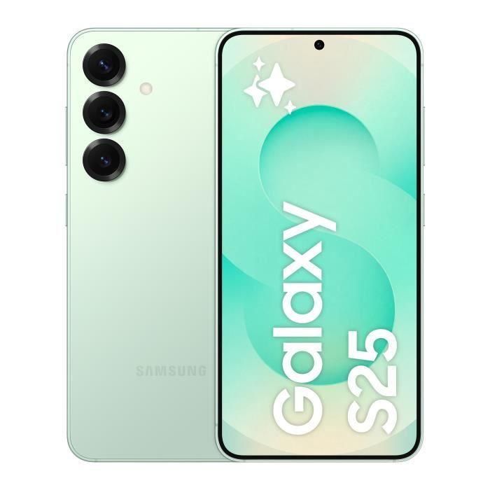 Smartphone Samsung Galaxy S25 12GB/ 128GB/ 6.2"/ 5G/ Verde Menta Smartphone Samsung Galaxy S25 12GB/ 128GB/ 6.2"/ 5G/ Verde Menta