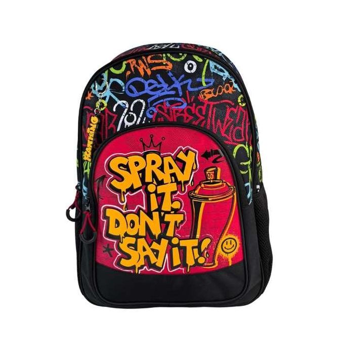 Mochila primaria ranking grafitti doble compartimento adaptable a carro 44 x 31 x 17 cm. Mochila primaria ranking grafitti doble compartimento adaptable a carro 44 x 31 x 17 cm.