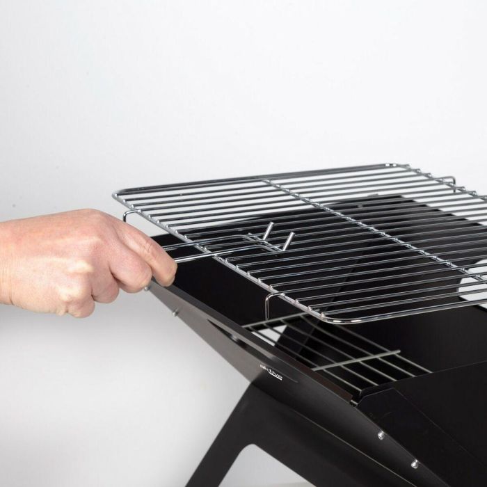 Barbacoa Portátil Aktive Negro Acero Hierro 45 x 30 x 29 cm 4 Barbacoa Portátil Aktive Negro Acero Hierro 45 x 30 x 29 cm 4