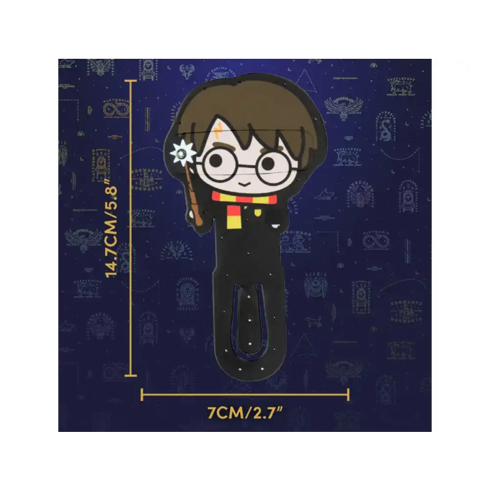 Wondee Lámpara de Lectura Harry Potter Chibi LED con Forma de Personaje, Ideal para Fans del Mundo Mágico 1