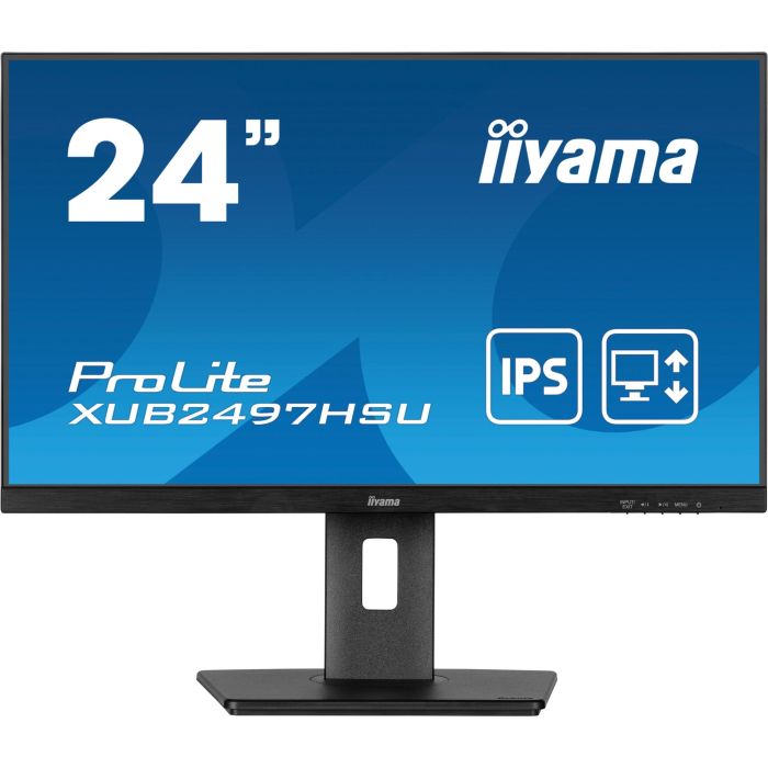 iiyama ProLite XUB2497HSU-B2 Monitor 24" FHD IPS 1ms 100Hz USB-Hub HDMI DP Altavoces Pivot Negro 1