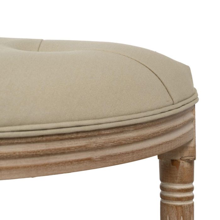 Banqueta Beige Madera de caucho 125 x 45 x 48 cm 3