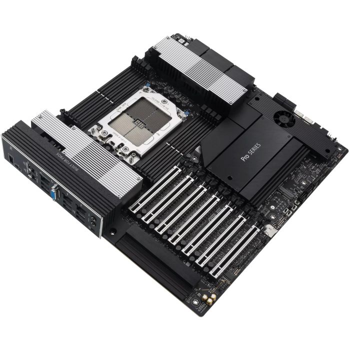 ASUS PRO WS WRX90E-SAGE SE Placa Base EEB para AMD Ryzen Threadripper PRO 7000 WX-Series Socket sTR5 DDR5 3