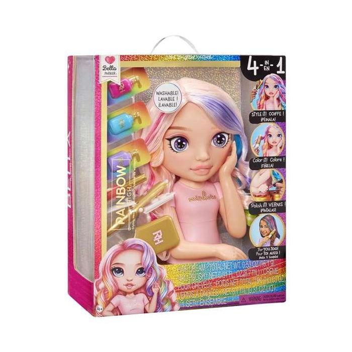 Rainbow High Busto de Estilismo 33 cm para Jugar a Diseñar Looks con Accesorios - Juguete de Moda y Peinado para Niñas 1 Rainbow High Busto de Estilismo 33 cm para Jugar a Diseñar Looks con Accesorios - Juguete de Moda y Peinado para Niñas 1