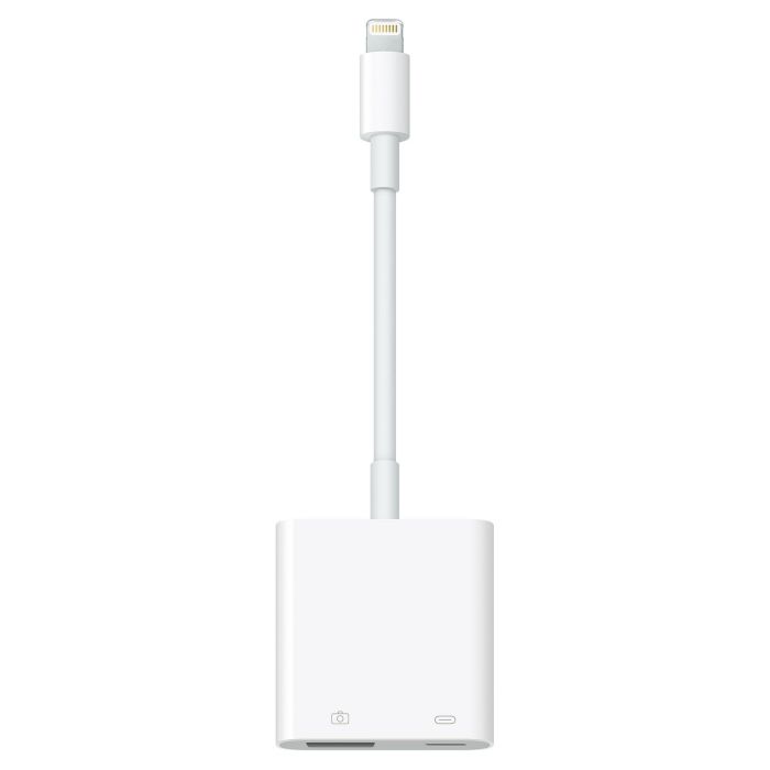 Apple Adaptador Lightning a USB-A para iPhone iPad iPod, Conector Lightning Macho Hembra, Transferencia Datos y Carga Apple Adaptador Lightning a USB-A para iPhone iPad iPod, Conector Lightning Macho Hembra, Transferencia Datos y Carga