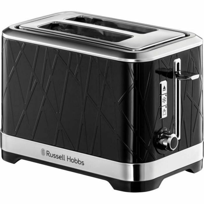 Russell Hobbs 28091-56 Estructura tostadora tostadora, Lift'n Look, ranuras XL, horneado ajustable, calentador de pastelería vienés - Negro