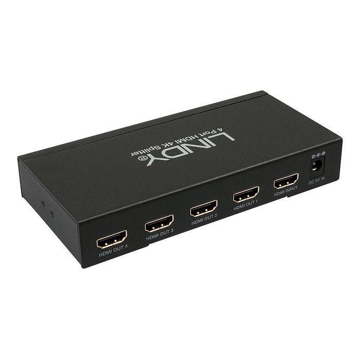 Lindy Distribuidor HDMI de 4 Puertos 10.2G, Soporta 4K Ultra HD 3840x2160@60Hz 4:2:0, con Gestión EDID, Compacto 1 Lindy Distribuidor HDMI de 4 Puertos 10.2G, Soporta 4K Ultra HD 3840x2160@60Hz 4:2:0, con Gestión EDID, Compacto 1