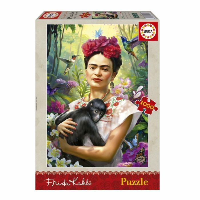 Educa EDU1747759271435 Puzzle El Jardín de la Vida 1000 Piezas Frida Kahlo 34 x 48 cm 3